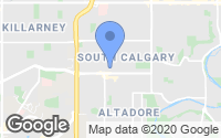 Map of Calgary, AB